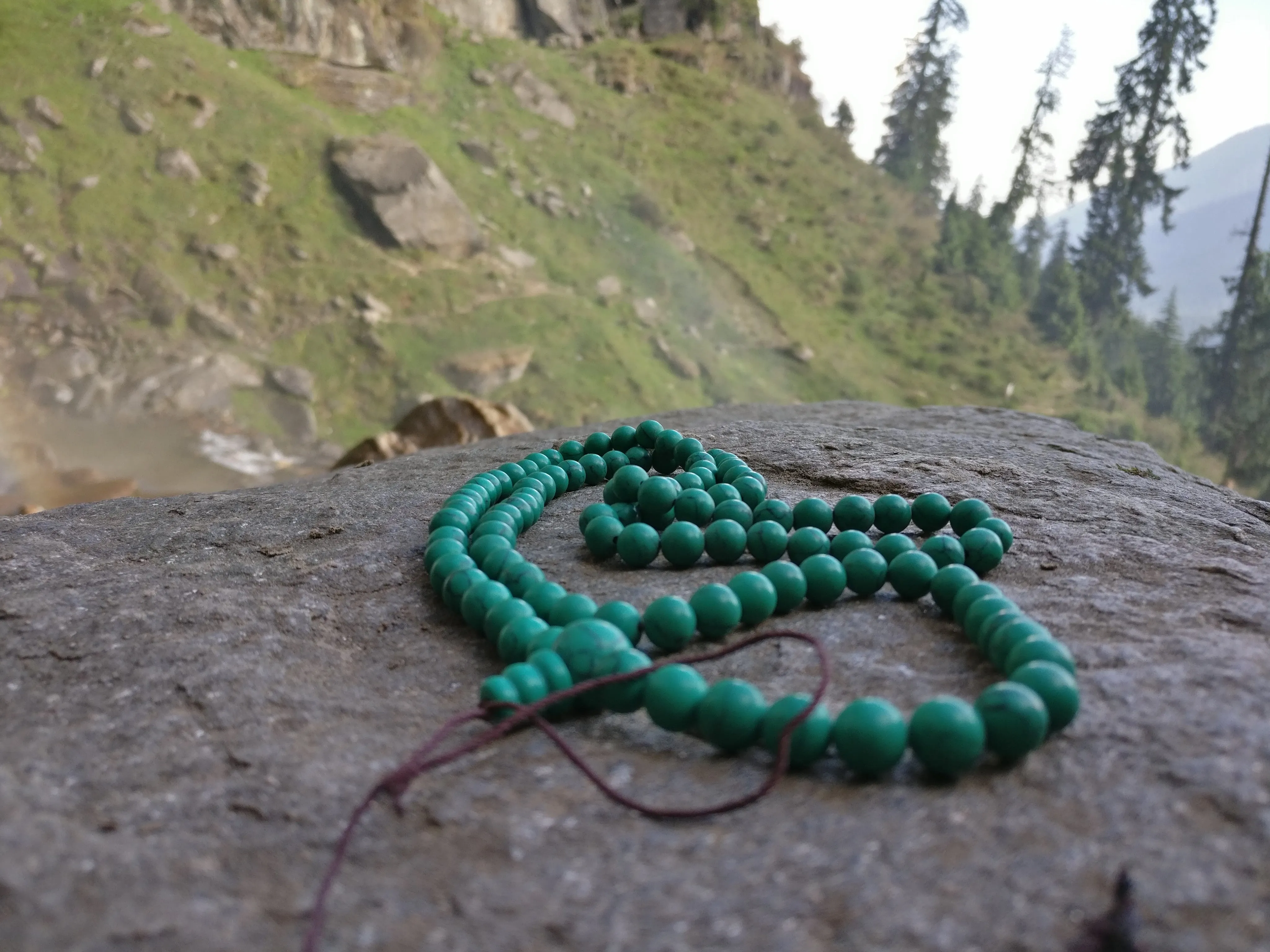 Turquoise gemstone 108 prayer beads