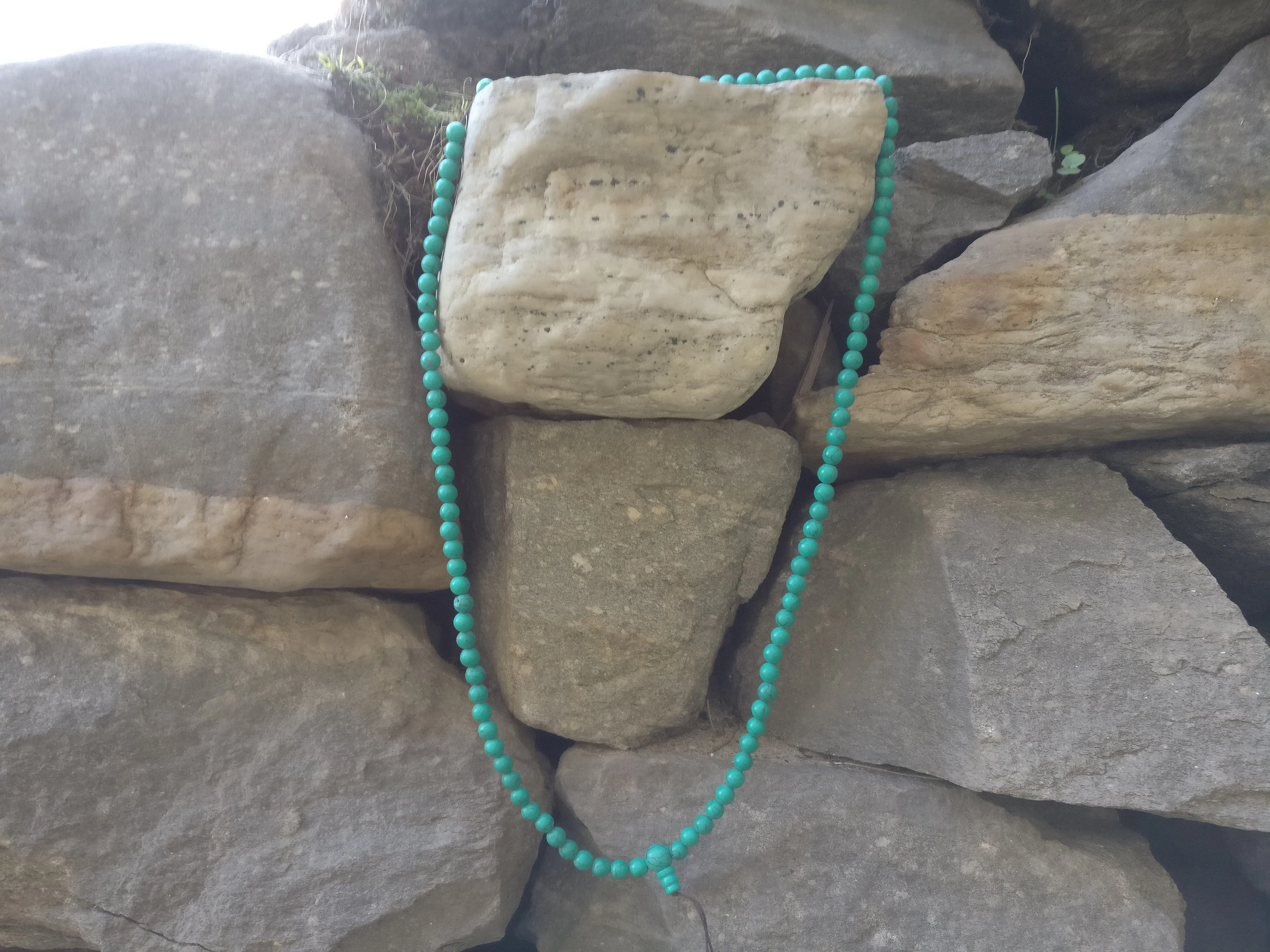 Turquoise gemstone 108 prayer beads