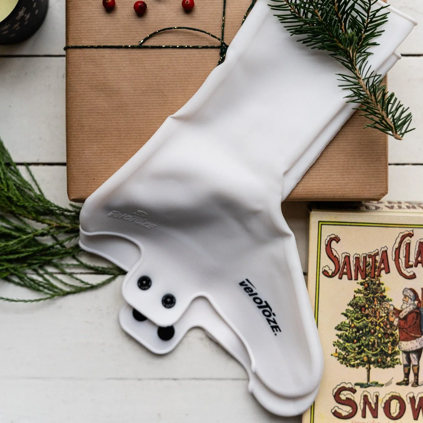 veloToze Silicone Shoe Cover | White