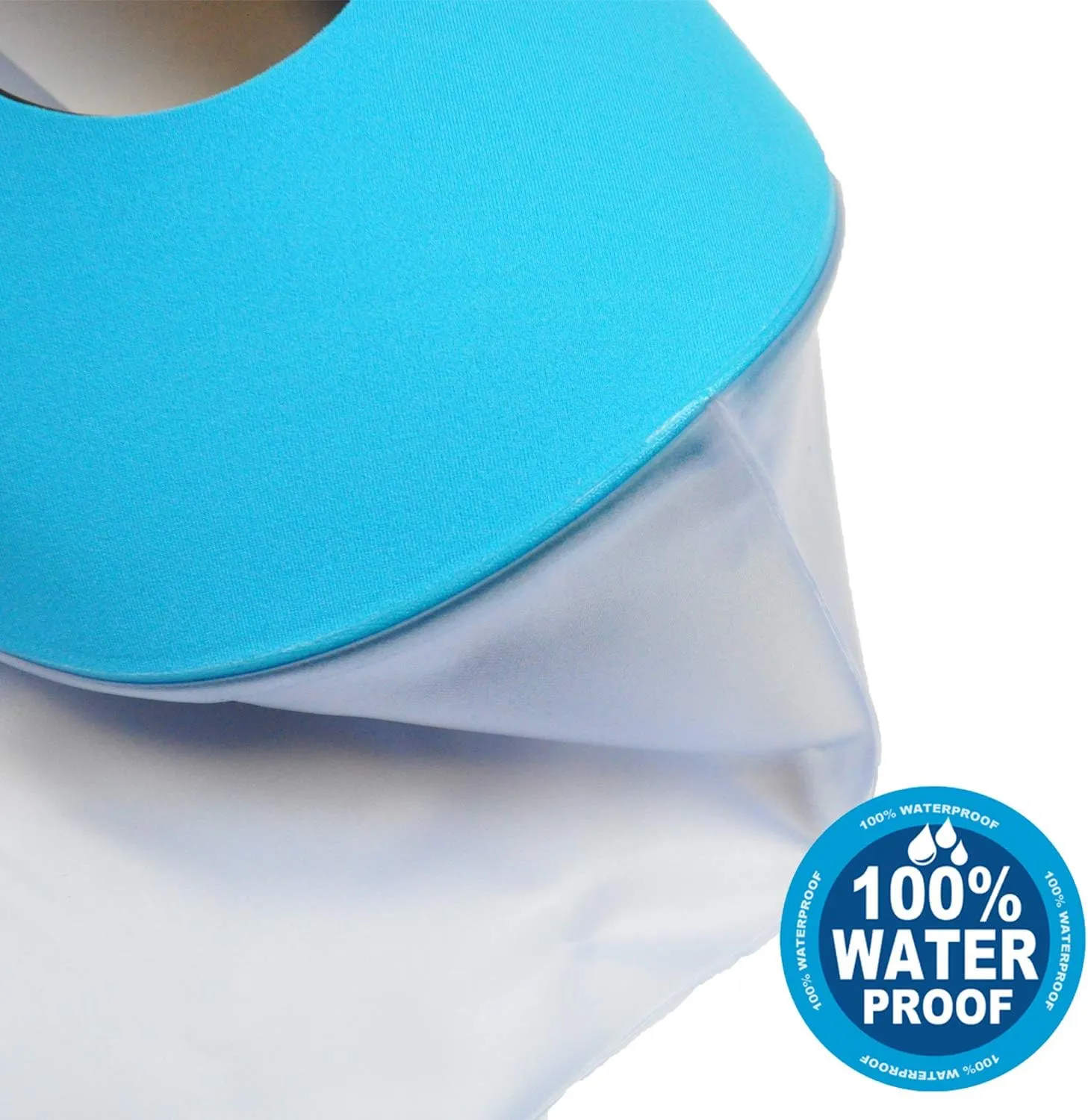 Waterproof Foot Cast Cover for Shower Ankle Wound Protector Bath Adult Watertight Cast Bag Showering for Surgery Foot, Ankle, Burns Reusable