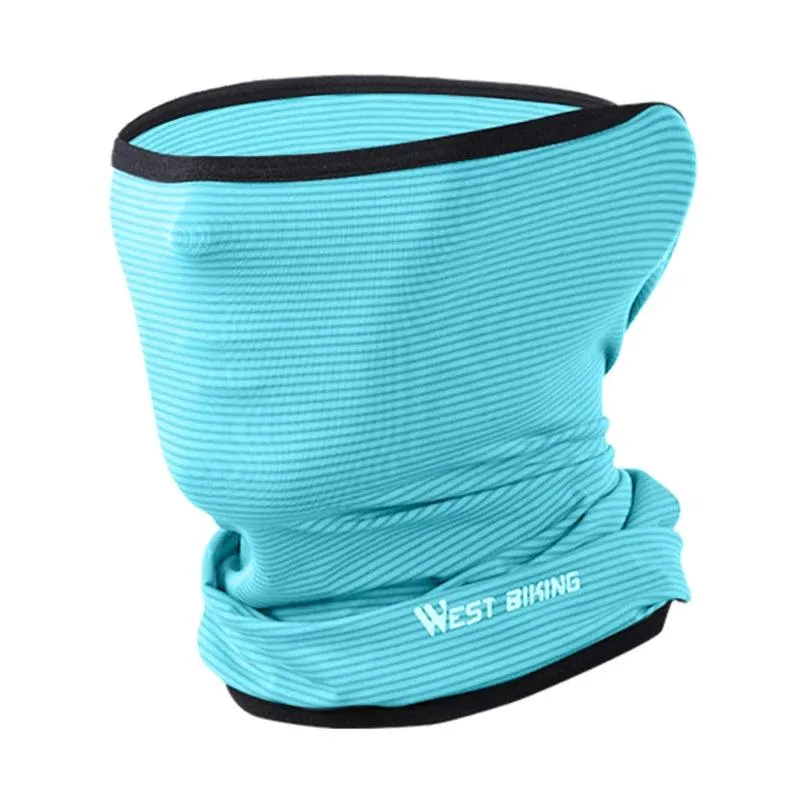 WEST BIKING Summer UV Protection Cycling Scarf Bicycle Face Mask Running Headbands Men Motorcycle Bandana Cooling Sport Gear