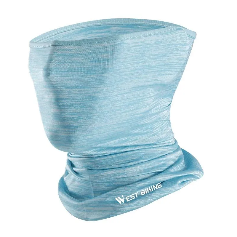 WEST BIKING Summer UV Protection Cycling Scarf Bicycle Face Mask Running Headbands Men Motorcycle Bandana Cooling Sport Gear