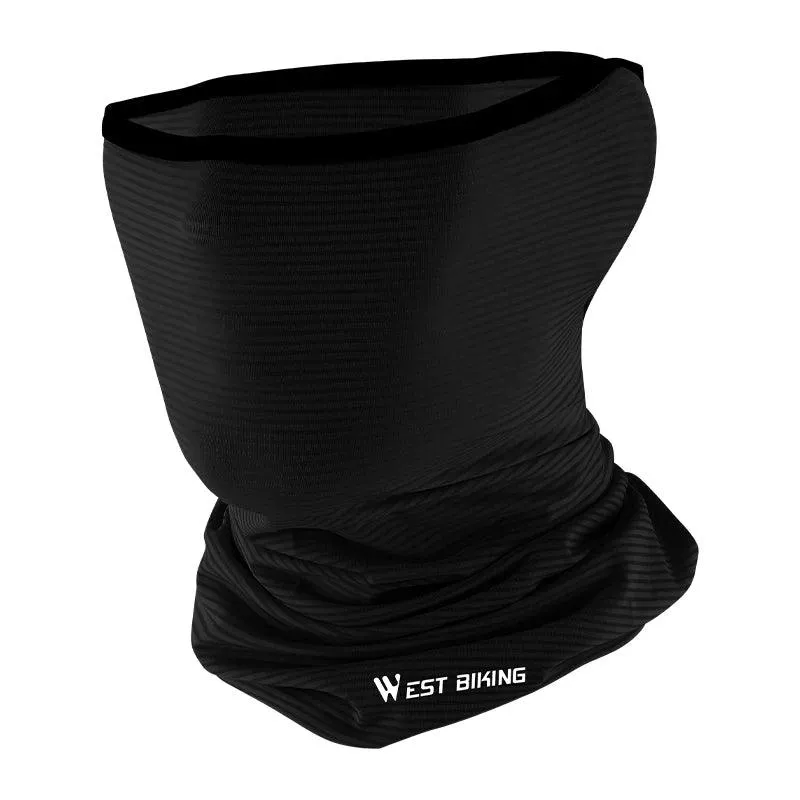 WEST BIKING Summer UV Protection Cycling Scarf Bicycle Face Mask Running Headbands Men Motorcycle Bandana Cooling Sport Gear