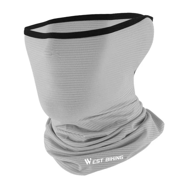 WEST BIKING Summer UV Protection Cycling Scarf Bicycle Face Mask Running Headbands Men Motorcycle Bandana Cooling Sport Gear