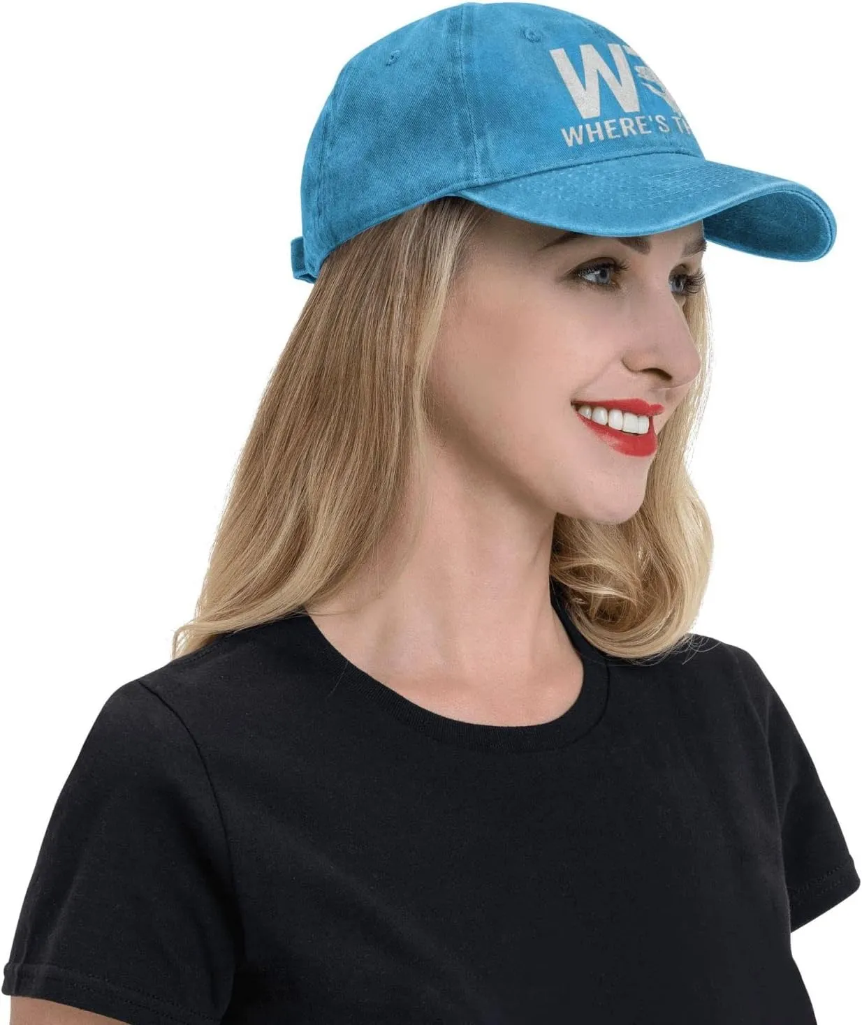 WTF Where's The Fish Hat for Women Dad Hats with Design Caps