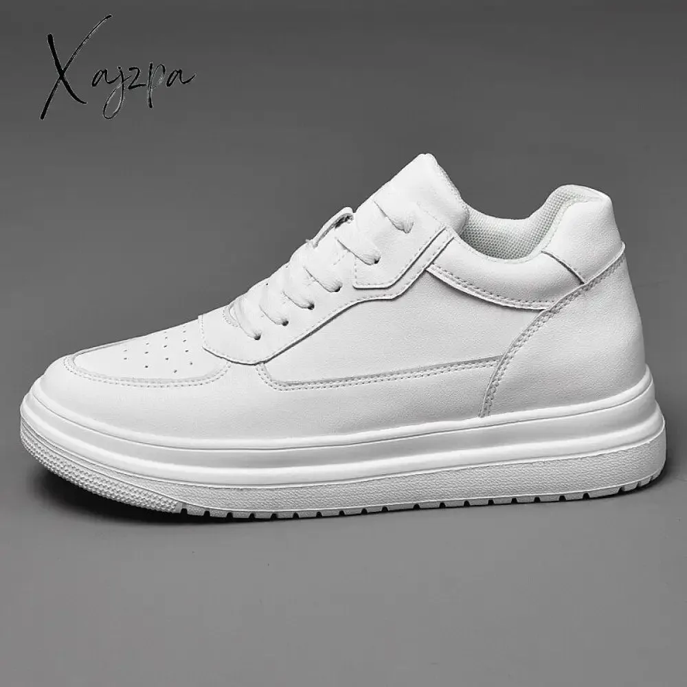 Xajzpa - Men Elevator Shoes Heightening Shoes Height Increase Shoes Insoles 6-8CM Man Sneakers Height Increasing Shoes Height Shoes