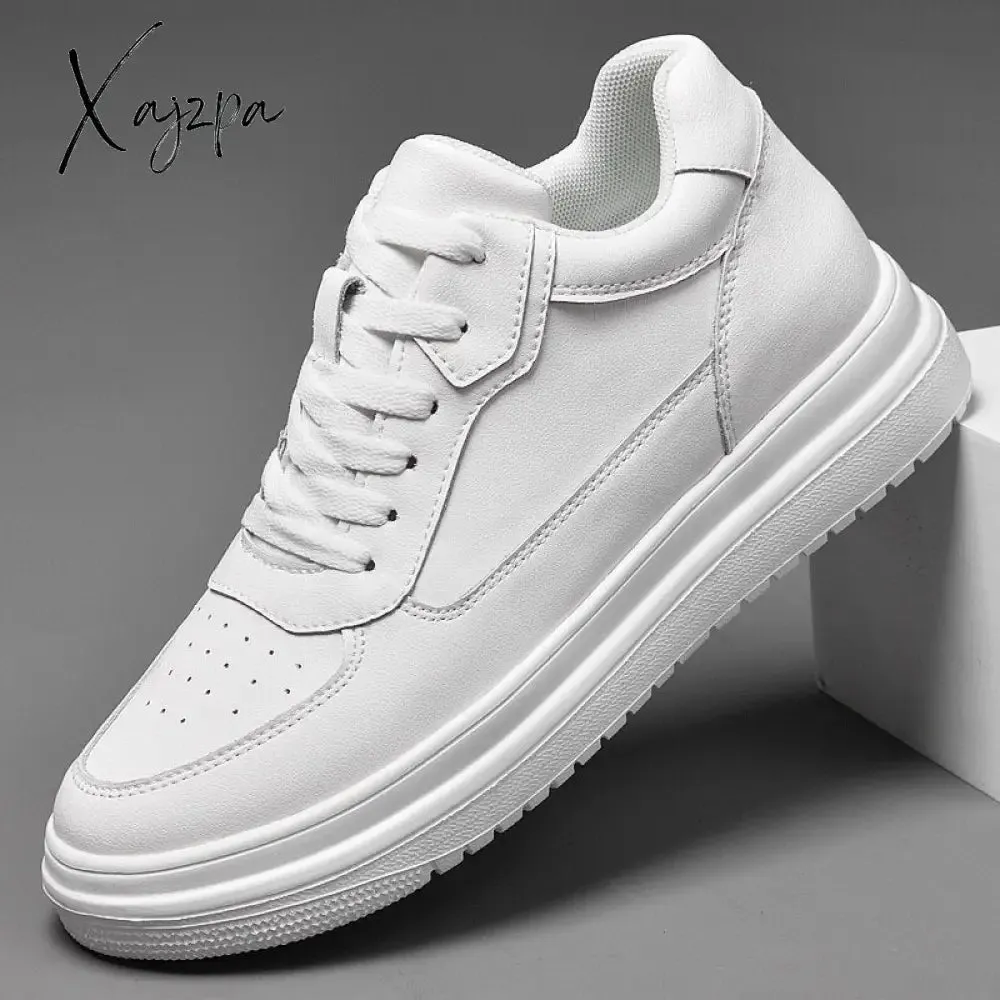 Xajzpa - Men Elevator Shoes Heightening Shoes Height Increase Shoes Insoles 6-8CM Man Sneakers Height Increasing Shoes Height Shoes